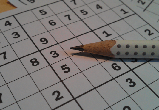 Sudoku and pen