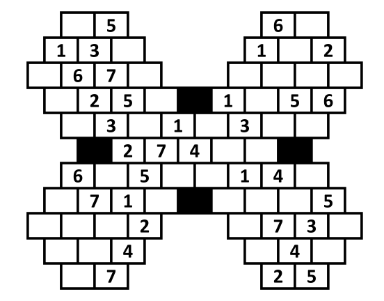 BrainBrix Denksportaufgaben Waben Form X BrainBrix Denksportaufgaben Waben Form X