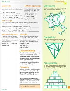hirnsport_gnfit_ausgabe042011 Bella Denksport-Aufgaben Beispiel Seite - Referenz