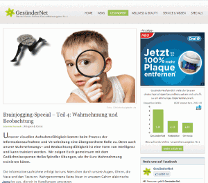 screenshot gesuendernet