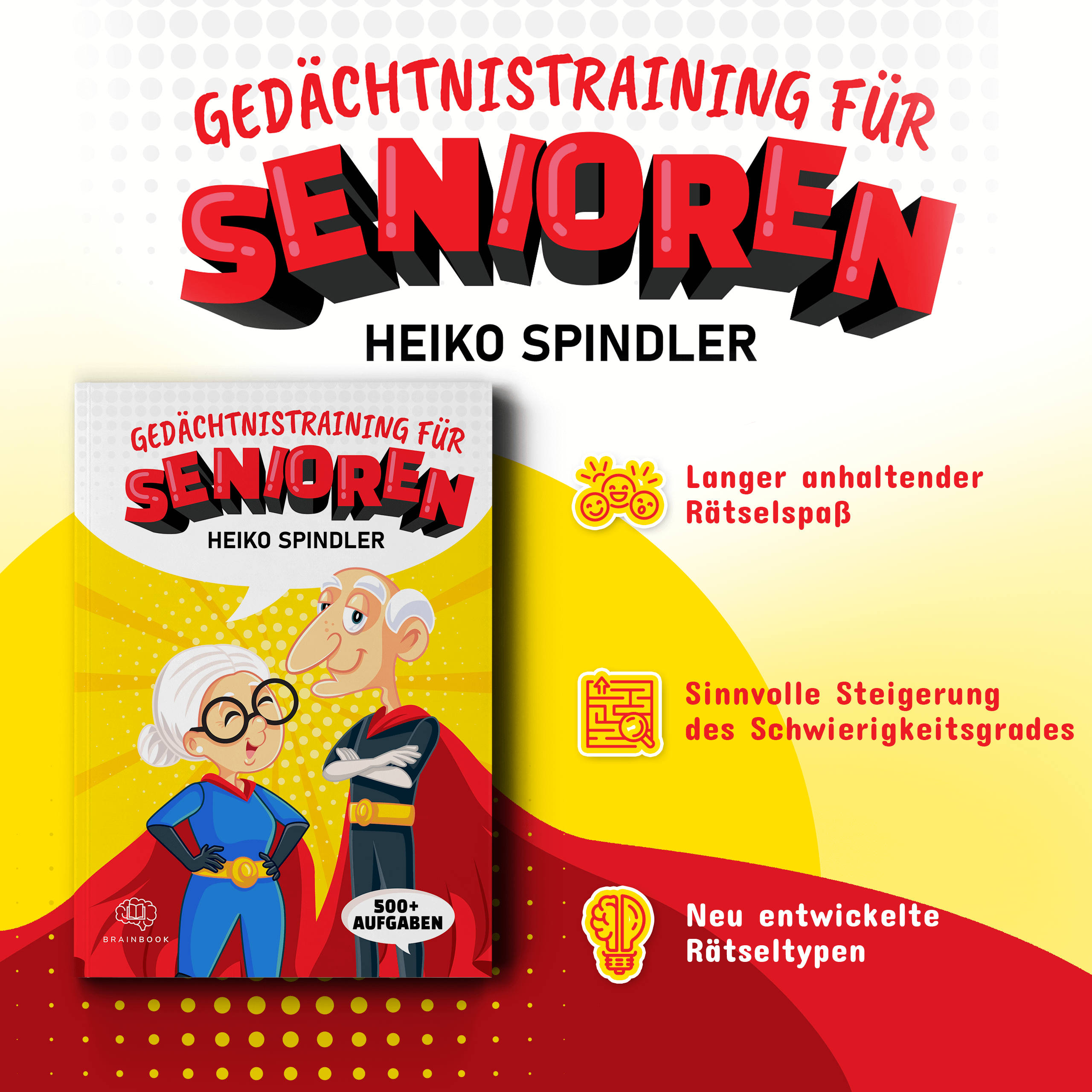 Gedächtnistraining Übungen als PDF zum Download 2 Gedächtnistraining für Senioren Cover 1