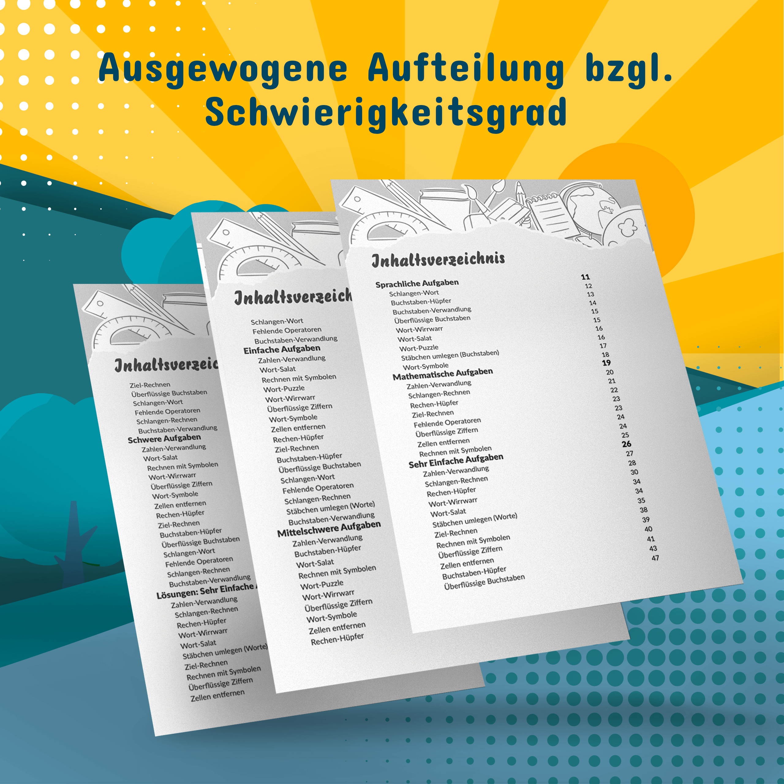 Gedächtnistraining Übungen als PDF zum Download 5 Gedächtnistraining für Senioren Cover 2 Inhaltsverzeichnis